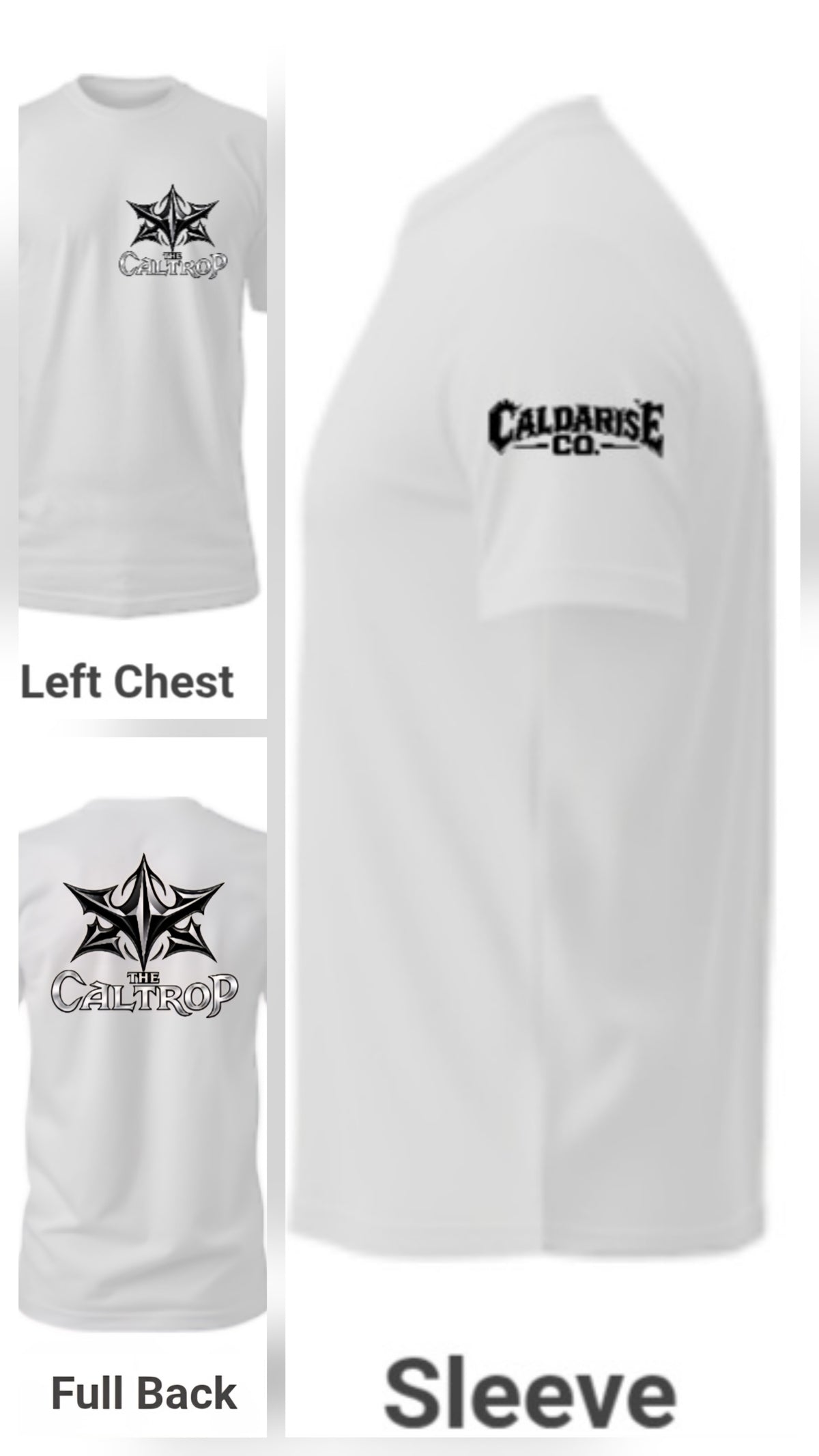 The Caltrop Black Logo